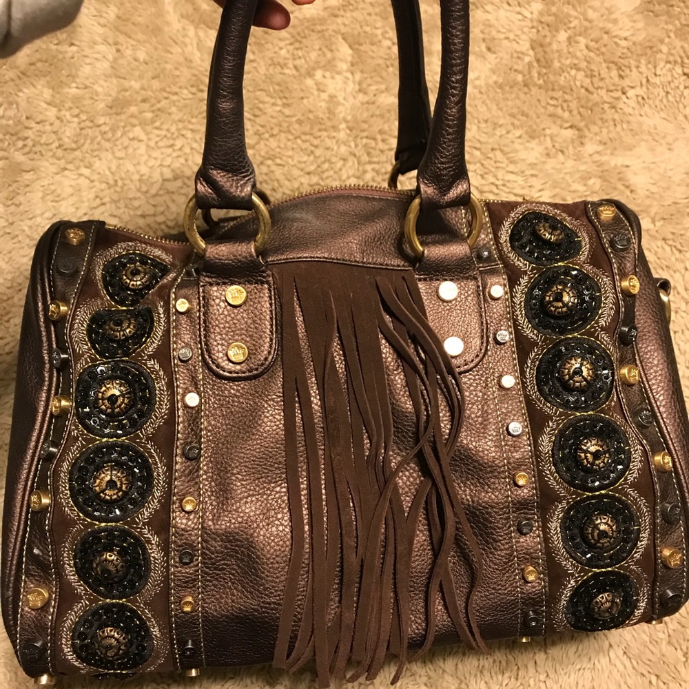 Like new Christian Audigier imitation leather